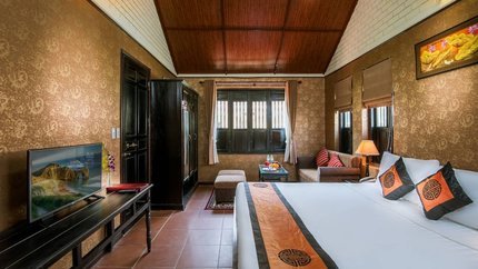 Không gian trong biệt thự Phú Ông 1 tầng