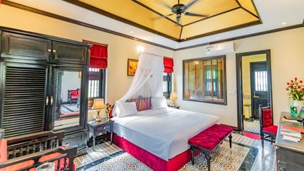 Phòng nghỉ tại Biệt thự Hồng Liên 1 tầng