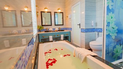 Phòng tắm trong biệt thự Bích Liên WH