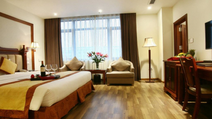 Phòng Deluxe tại khách sạn Western Hà Nội 3*