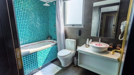 Phòng tắm được thiết kế hiện đài