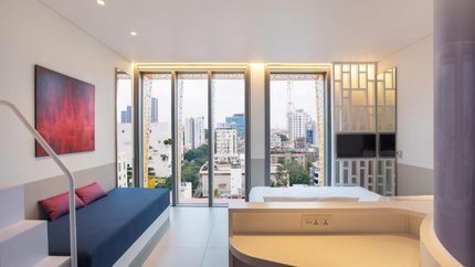 View hướng ra trung tâm thành phố