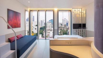 Không gian thiết kế trẻ trung, hiện đại