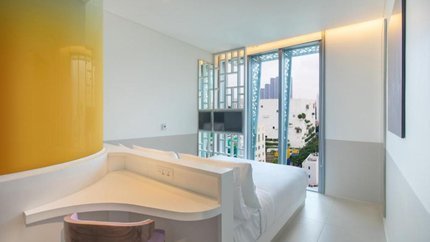 Phòng có tầm nhìn hướng thành phố