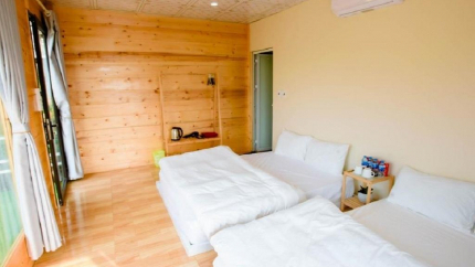 Phòng Double tại khu nghỉ dưỡng Wooden House Moc Chau Homestay