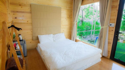 Phòng Twin tại Wooden House Moc Chau Homestay