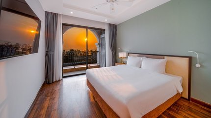 Khung cảnh hoàng hôn tại phòng Standard Ocean View