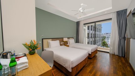 Phòng Standard Garden View 2 giường đơn