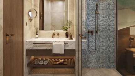 Phòng vệ sinh trong hạng phòng