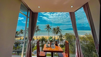 Phòng rất thoáng nhờ không gian mở