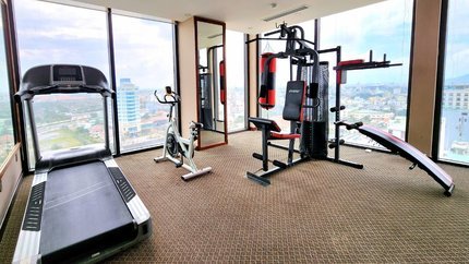 Phòng tập Gym với trang thiết bị hiện đại