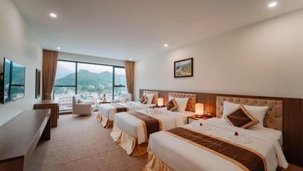 Thiết kế hiện đại, trang nhã tại phòng Deluxe Triple