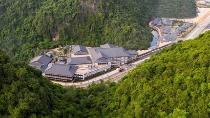 Không gian xanh mát tại khu nghỉ dưỡng