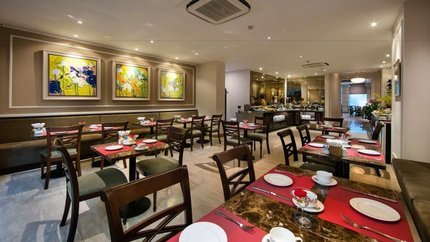 Nhà hàng được thiết kế sang trọng