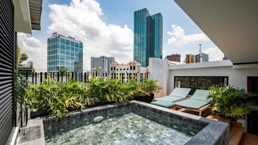 View nhìn từ khách sạn Amanaki Saigon