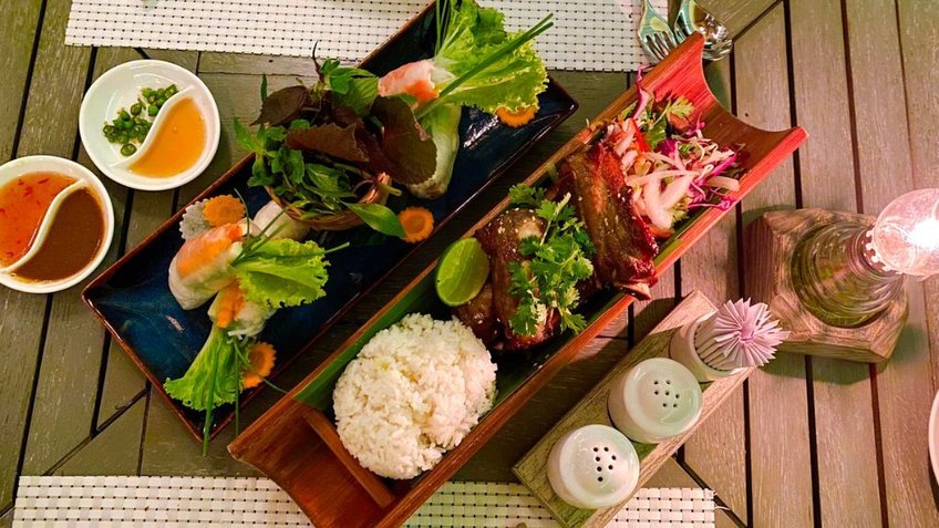 An Lâm Retreats Ninh Vân Bay phục vụ đa dạng các món ăn