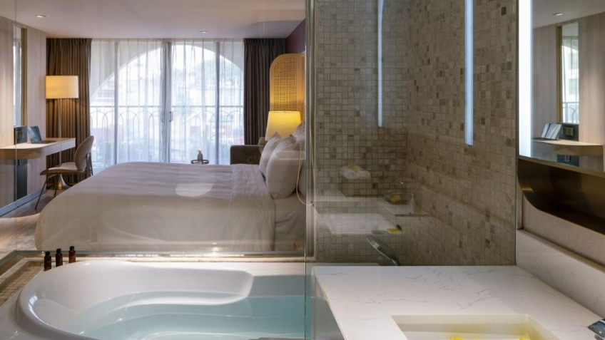 Phòng tắm tại Hanoi Le Jardin Hotel & Spa 4 sao