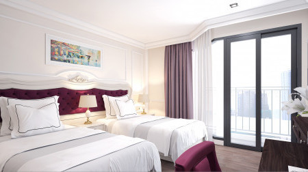 Premier Double/ Twin City View With Balcony