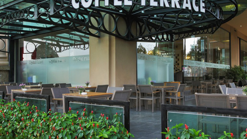 Terrace Coffee tại Merperle Crystal Palace