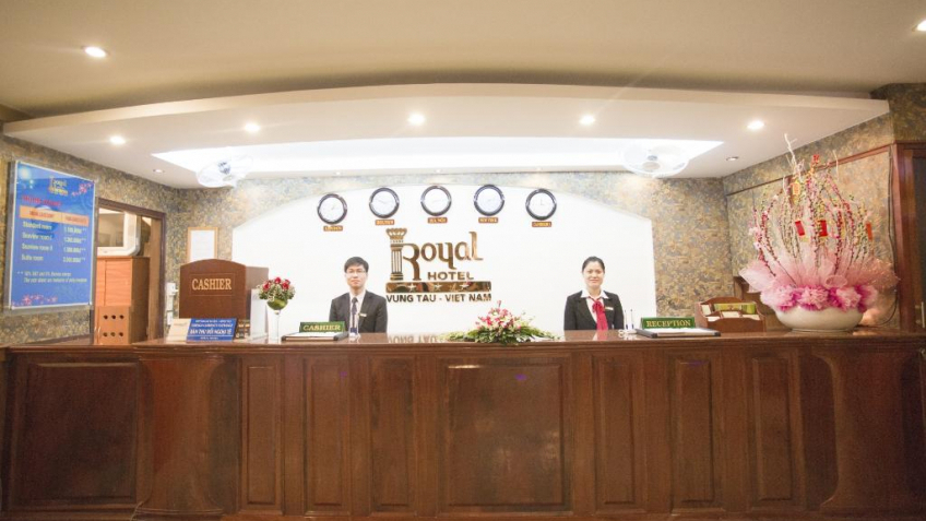Khu Vực Lễ Tân Khách sạn Royal Vũng Tàu