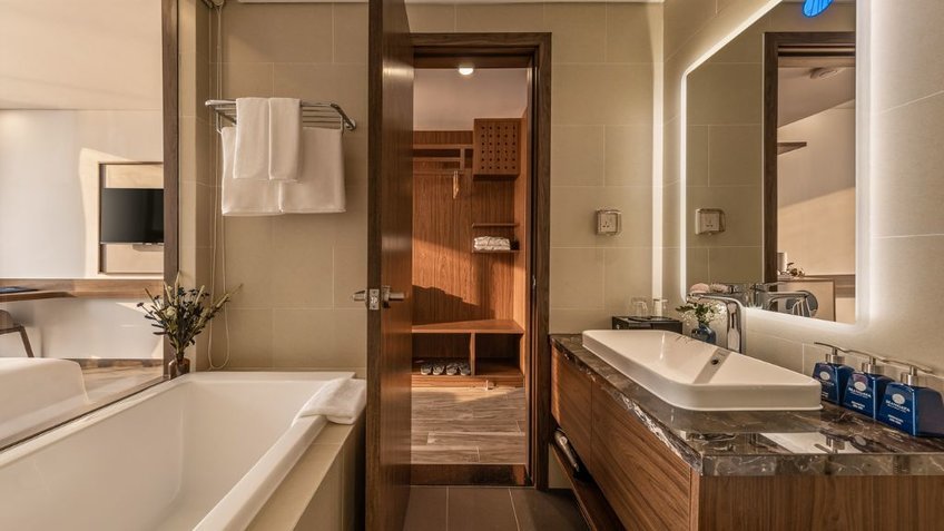 Phòng tắm được thiết kế hiện đại