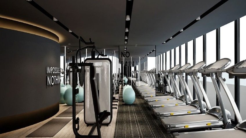 Phòng Gym máy móc hiện đại