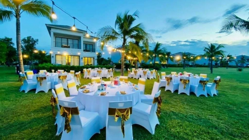 Tiệc ngoài trời tại Quỳnh Viên Hà Tĩnh Resort