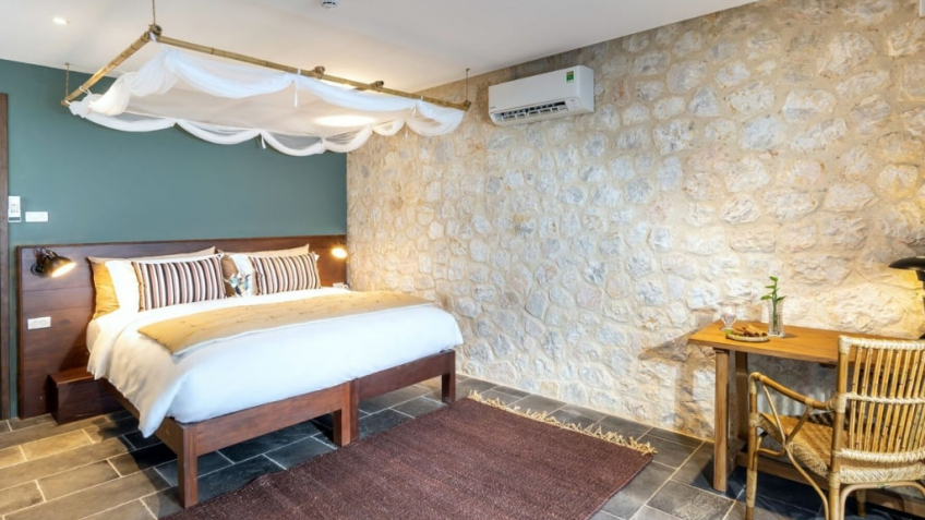 Phòng Ngủ Deluxe Suite Bungalow Topas Ecolodge Sapa