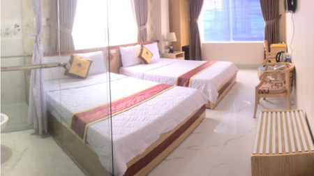 Phòng Luxury Twin with sea view/ city view/ mountain view.
