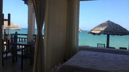 Beach front family bungalow