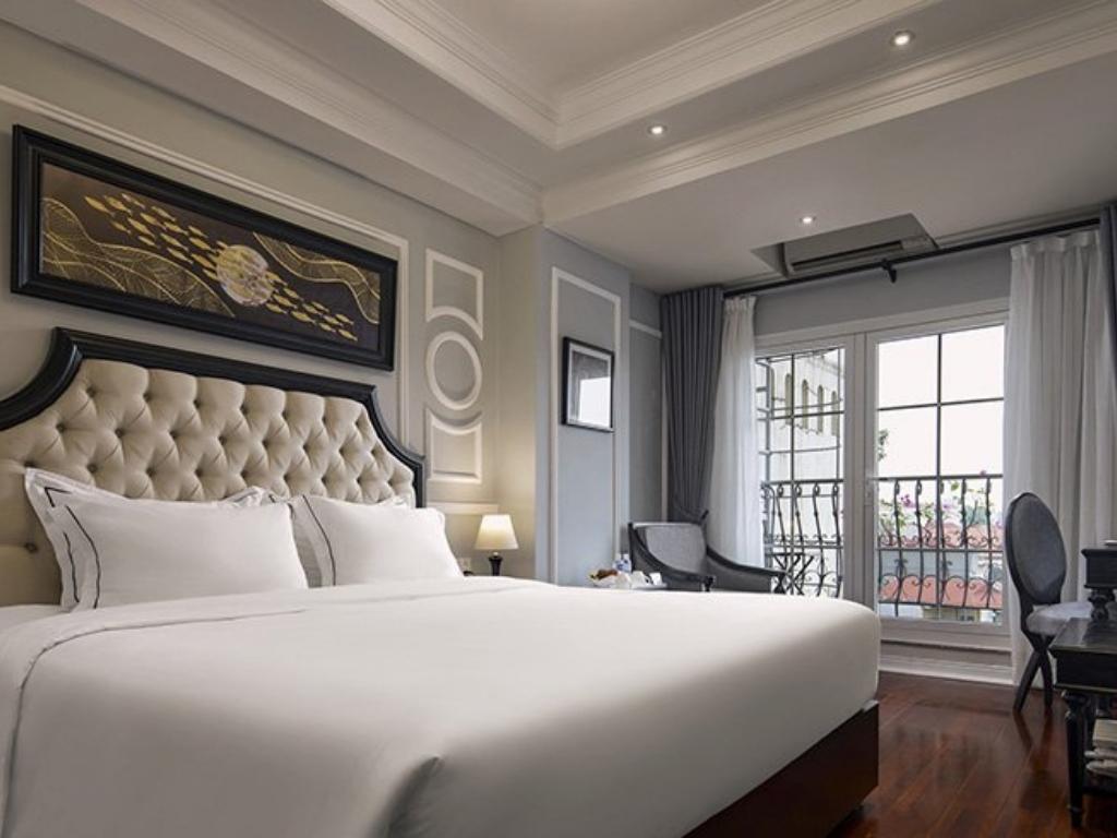 Phòng Premier Deluxe tại Acoustic Hanoi Hotel 4 sao