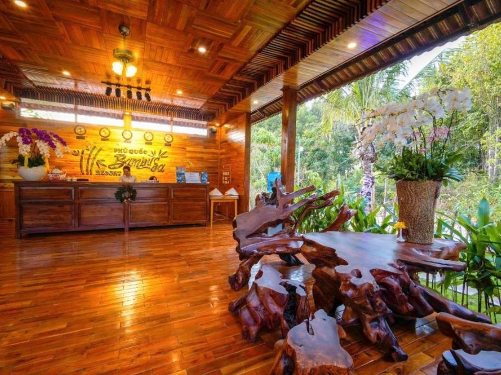 Sảnh lễ tân Bambusa Resort