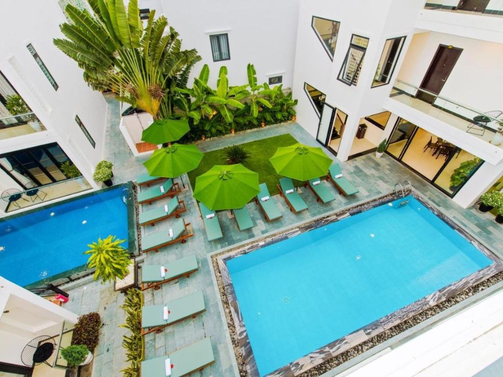 Hồ bơi tại Banana Villa Hội An