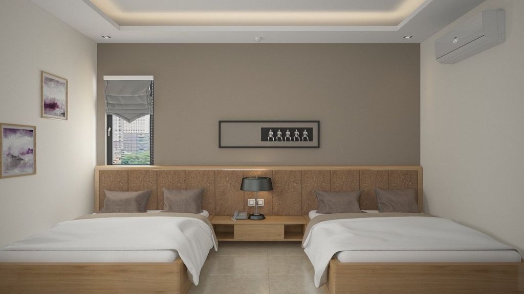 Căn phòng rộng rãi thoáng mát