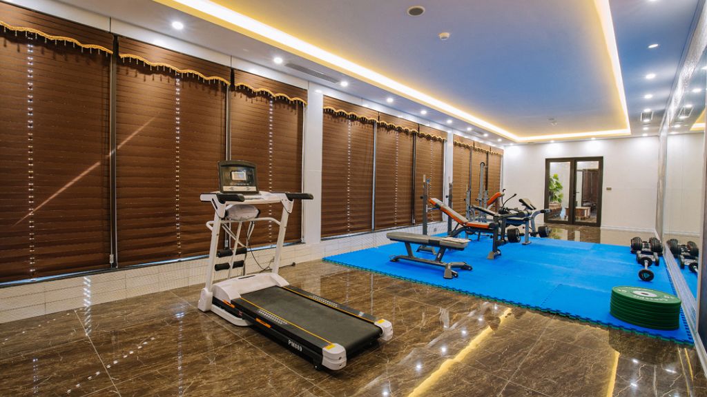 Phòng tập gym tiện nghi