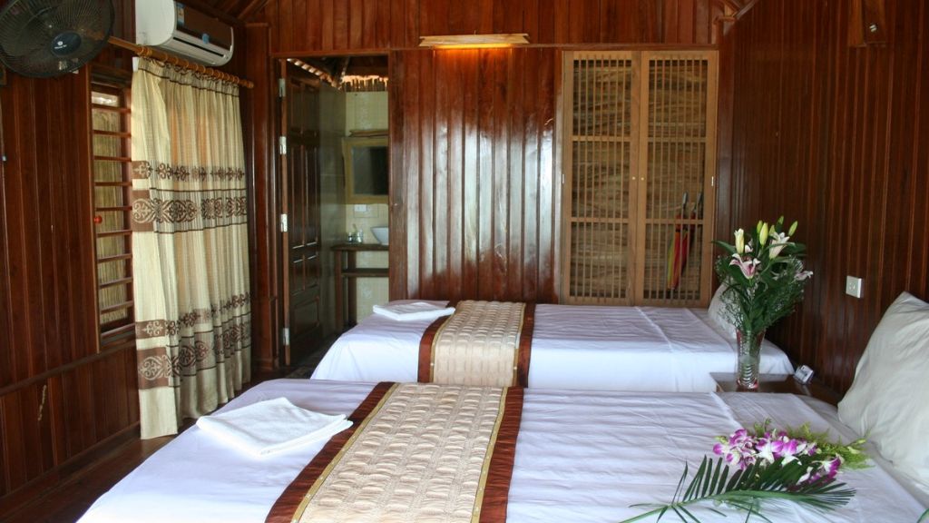 Căn phòng rộng rãi, thoáng mát