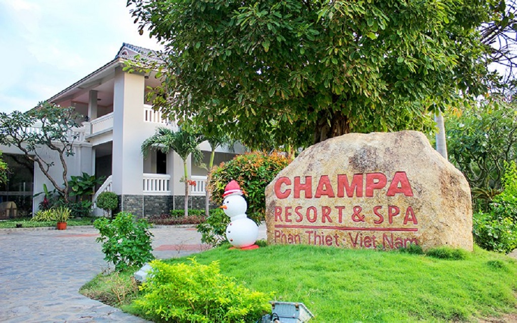 Lối vào Champa Resort & Spa Phan Thiết