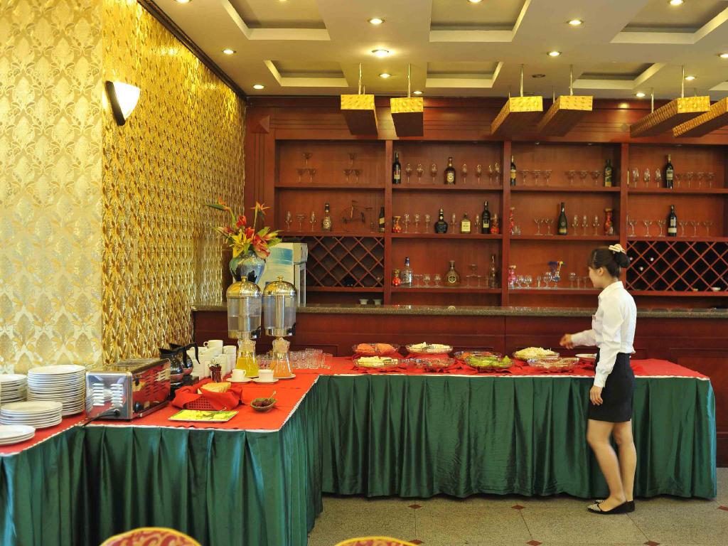 Quầy buffet tại nhà hàng