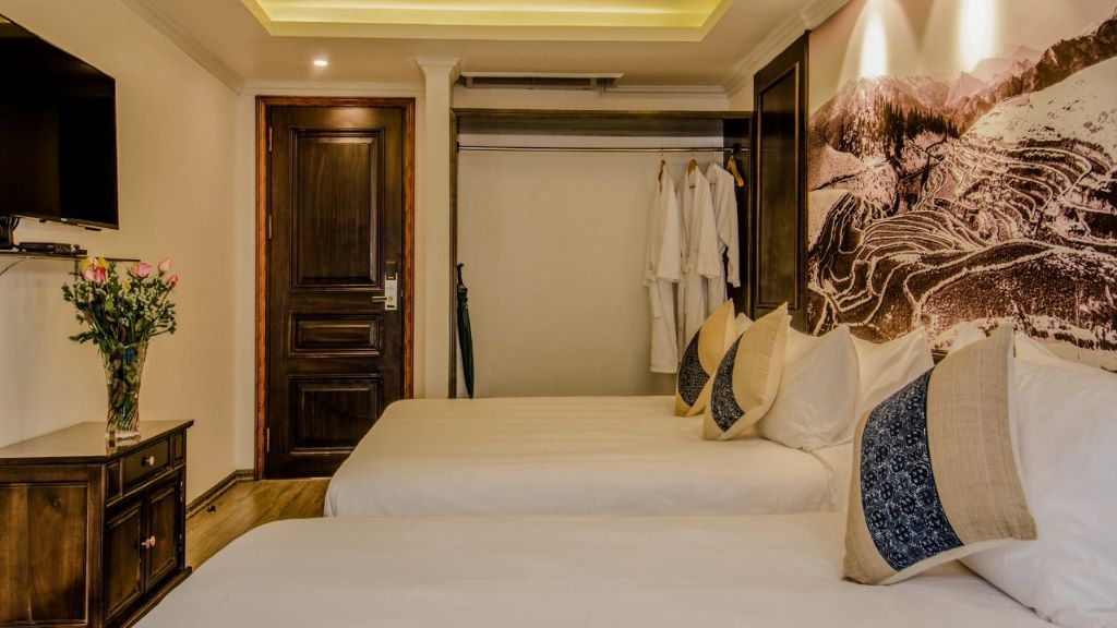 Không gian của phòng Superior Triple