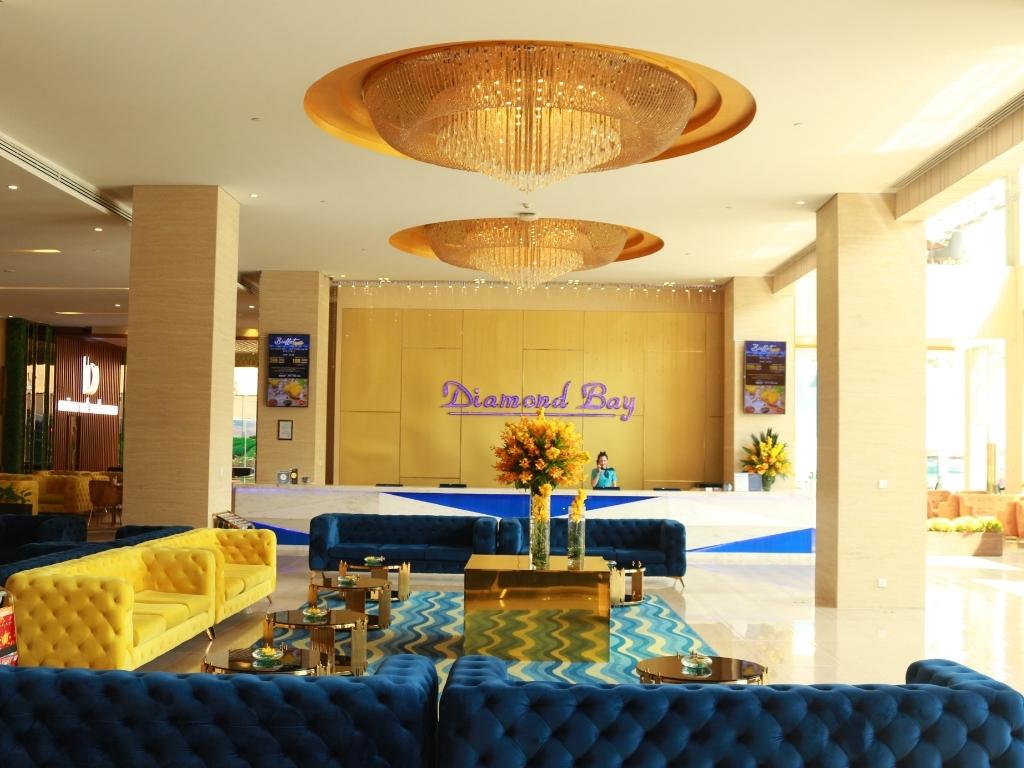 Tiền sảnh khách sạn Diamond Bay Nha Trang