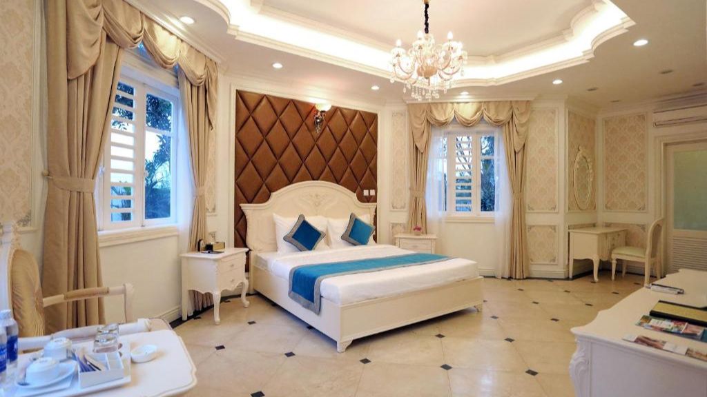 Phòng ngủ tại villa