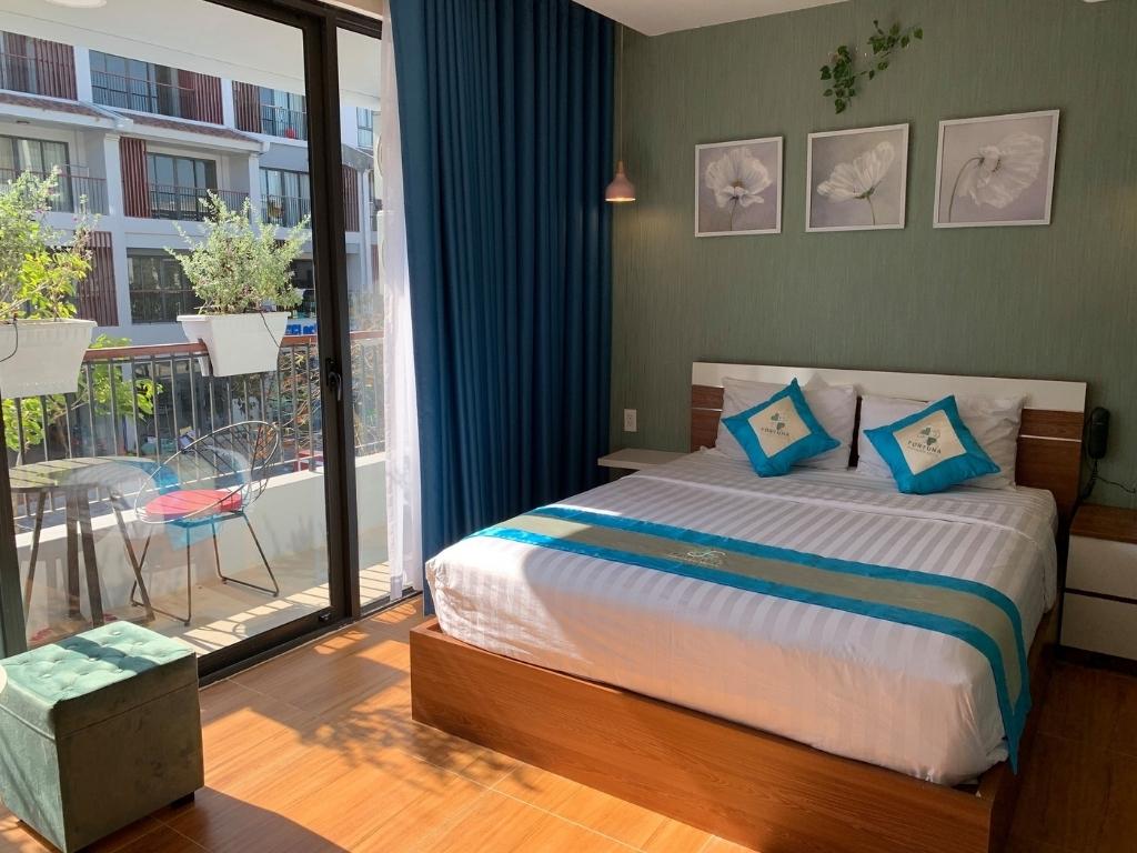 Phòng Deluxe Twin with View tại Fortuna Phú Quốc 3 sao