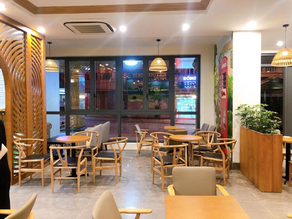 Không gian quán cafe tại khách sạn Gia Quý Cao Bằng