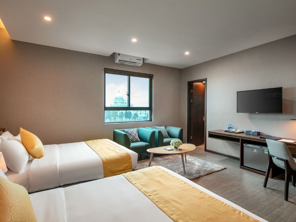 Phòng Family Quadruple tại Golden Season Hotel 3* Ninh Bình