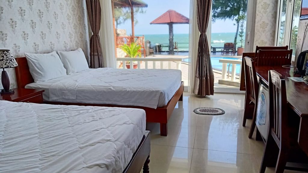 Tầm nhìn hướng thẳng ra biển, không gian thoáng và dễ chịu