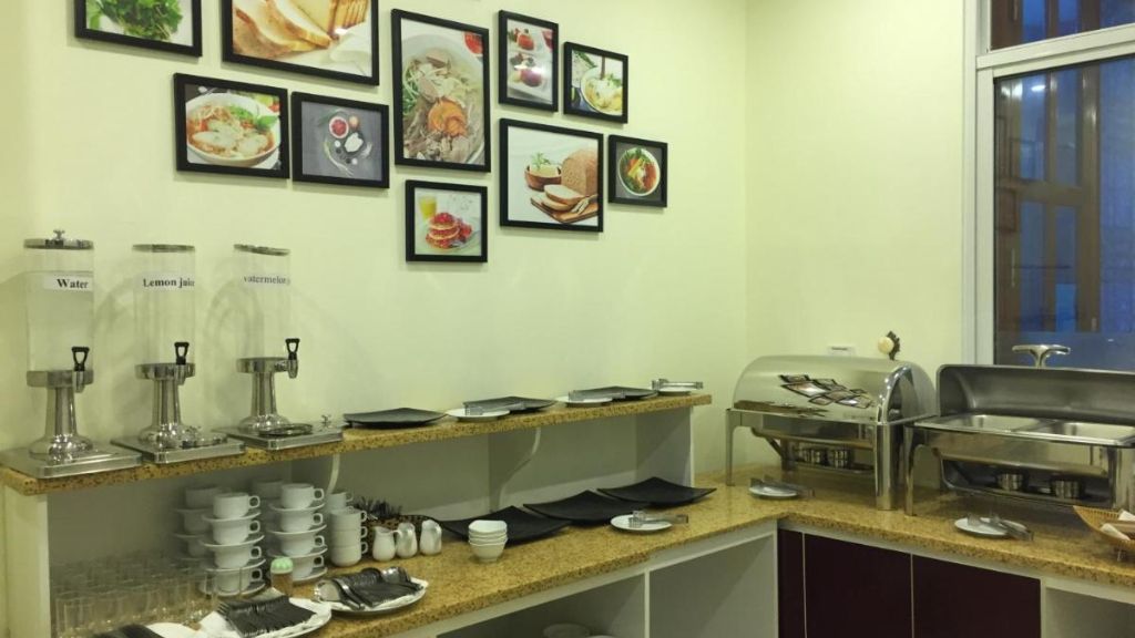 Khu vực quầy buffet tại nhà hàng