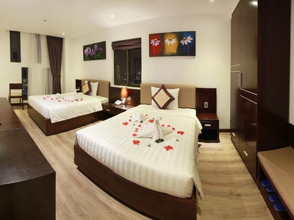 Phòng Superior Double/twin tại Hoàng Đại 2 Hotel Đà Nẵng 3 sao