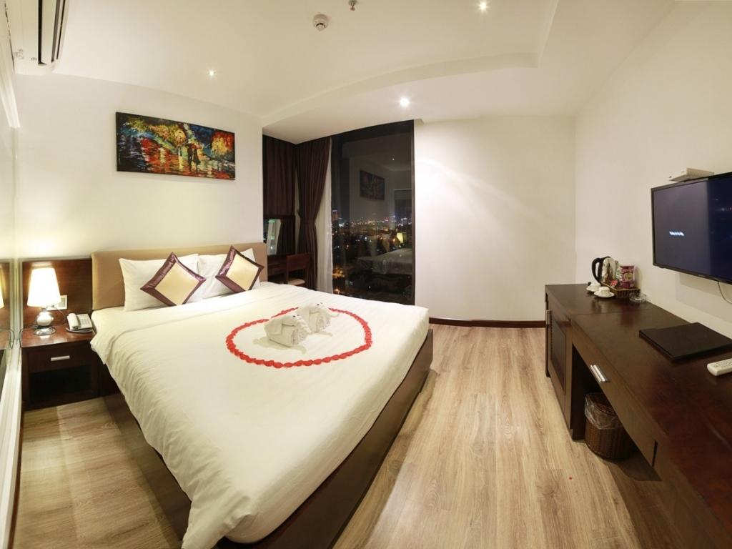 Phòng Deluxe Double/Twin tại Hoàng Đại 2 Hotel