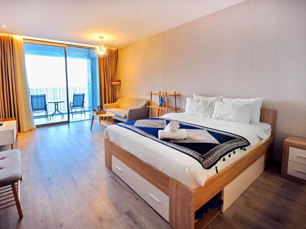 Phòng Family Studio Ocean View Tại Holi Panorama Hotel Nha Trang