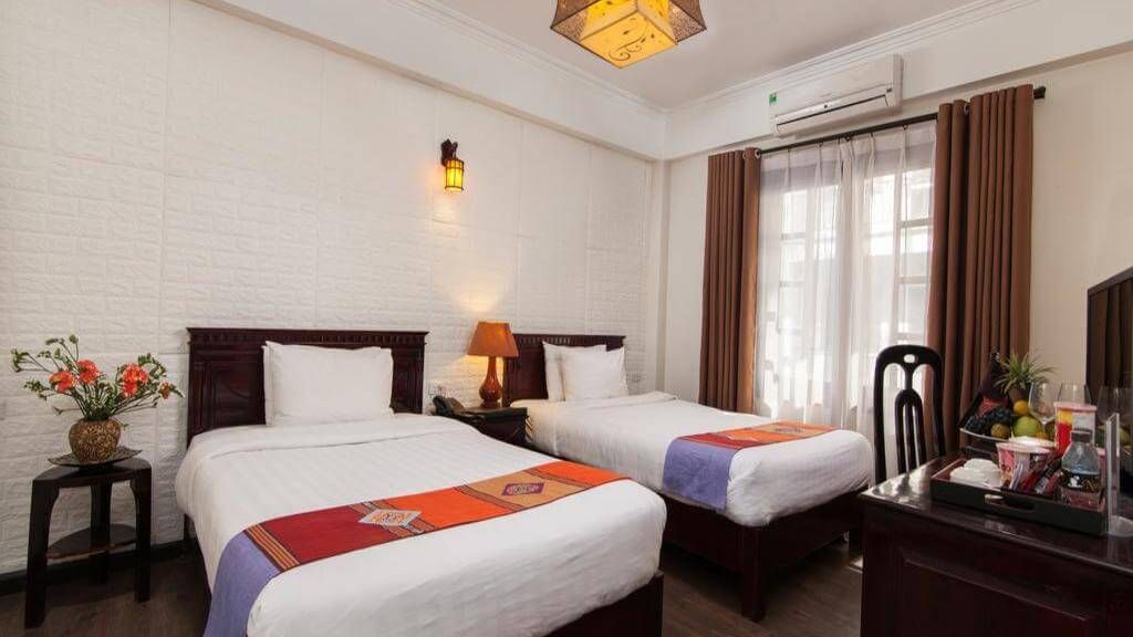 Không gian của phòng Superior Room 2 giường đơn